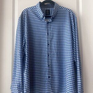 Michael Strahan Long Sleeve Button Down Business Casual Button Up Shirt for Men